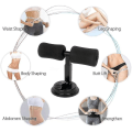 Miniatyrbilde 3 av 5: Sit Up-stativ for gulv, bærbart justerbart sit-up utstyr, svart (1 stk, svart)
