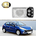 Pikkukuva 2 / 4: Auton sisäkattovalaisin lukulamppu Citroen C1 C2 C3:lle