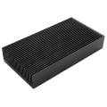 Miniatyrbild 3 av 5: Hållbar Silver Aluminium Radiatorkylfläns 80x27x150mm För LED-strömbrytare Elektron