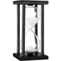 Miniatyrbilde 1 av 5: Timeglass 30/60 minutter Treglass Sand Timeglass Klokke for Kreativ G 30 minutes white sand