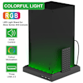 Miniatyrbild 5 av 5: Xbox Series X/s Kylfläkt Hte Bas Lectroluminescent Rvb Sju Färger
