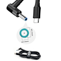 Miniatyrbild 3 av 4: Usb C till bärbar dator laddningskabeladapter Typ C till DC 4,5 x 3,0 mm omvandlare 100 W Pd strömadapter Sup