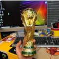 Miniatyrbillede 2 af 4: 2022 Fifa World Cup Qatar Replica Trophy 8.2 - Ejet en samleobjektversion af verdens største fodboldpris