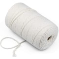 Miniatyrbilde 1 av 2: Bomullsrep, 3mm x 200m Blondering 100% Naturlig Bomullsrep f