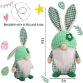 Miniatyrbilde 2 av 5: Påske Gnome-dekorasjoner, 2 stk plysj påskehare håndlaget svensk T