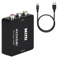 Pikkukuva 2 / 3: Rca Av To Hdmi -muunnin /sovitin Gamecube Nintendo Sega Genes Nes Snes N64 -laitteille