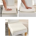 Miniatyrbillede 3 af 4: Stolepude, firkantet sædehynde skridsikker blød memory foam pude til Brown