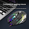 Miniatyrbild 4 av 4: Trådbunden mus G8 med ergonomisk design, halkfri, bekväm, för datortillbehör, USB, spel, 6D makrodefinition, programmerbar