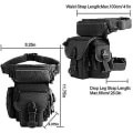 Miniatyrbilde 4 av 5: 1000d utendørs taktisk drop leg pouch bag militær midje beltepakke lårpakker