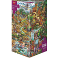 Miniatyrbilde 2 av 2: Heye Triangular, Exotic Safari, Berman Puslespill (2000 Brikker)