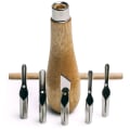 Miniatyrbilde 3 av 5: Lino Block Cutting Rubber Stamp Carving Med 5 Blade Wood Håndtak Trykkfremstilling Carving Set