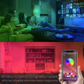 Miniatyrbillede 2 af 5: Smart pære Wifi Bluetooth 5.0 uden hub dæmpbar musik synkronisering tidsplan Rgb smart lys lys Led