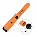 Miniatyrbillede 5 af 5: Håndholdt metaldetektor 360 sidedetektion med LED-pinpoint metaldetektorscanner, gul, 230 x 40 x 40 mm