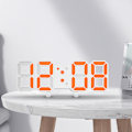 Pikkukuva 3 / 5: Suuri 3D LED-digitaalinen seinäkello white light