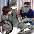 Miniatyrbilde 3 av 5: 3D Dinosaurmaske Rollespill Hodeplagg Jurassic World Raptor Gi