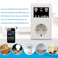 Miniatyrbilde 3 av 5: GSM Intelligent Strømuttak Samtale SMS APP Fjernkontrollbryter Pumpe Router Elektrisk Apparat Intel