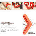 Miniatyrbilde 5 av 5: 4 stk. Plast 90 Graders Vinkelposisjonerings Tang L Type Rettvinklet Tang