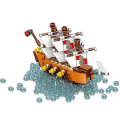 Miniatyrbilde 3 av 4: 960 stk. Skip i en flaske Byggeklosser Klosser Diy-leker 21313 Samleobjekt Displaysett Modellskip Leker Gave