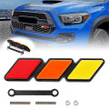 Miniatyrbilde 2 av 5: Tri-farget Grillmerke Emblem Dekorasjon Bil Lastebil Etikett For Tacoma 4runner - Sequoia Highlander