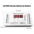 Miniatyrbillede 4 af 4: 4ch Mini DMX 512 Dekoder RGBW LED Lysbånd Controller Konsol Brug Dekoreret Belysning Hjem Lys Dimmer Driver DC9V-24V