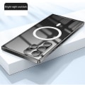 Miniatyrbild 1 av 5: Magsafe magnetiskt fodral kompatibelt med Samsung Galaxy S22 S22+ S22 Ultra S23 Ultra S23-serien Fullt skydd med kameralinsskydd Black S22 Plus