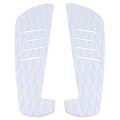 Miniatyrbild 5 av 5: 9-delad Eva Surfbräda Traction Pad Surf Longboard Pad Halkskydd, vit
