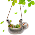 Miniatyrbild 3 av 3: Hängande blomkruka för rumsdekoration, suckulent växt, djurväxt, blomkruka, suckulent kruka
