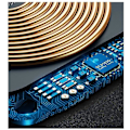 Miniatyrbillede 3 af 4: Trådløs Biloplader, Smart Induktion Hurtig Opladning, Mobiltelefonholder (sort)