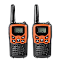 Miniatyrbillede 1 af 5: 2 stk. håndholdt walkie talkie radio 22 kanaler sæt 10 km Uhf 400-470 Mhz dual band lang rækkevidde kommun