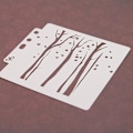 Miniatyrbilde 4 av 5: Tremaler, sjablonger, maling, scrapbooking, preging, stansing, album, håndverk, kort