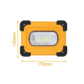 Pikkukuva 2 / 5: Ladattava LED-valonheitin 60w 3000 Lumenia Rakennustyövalo 9000mah Akulla & Aurinkopaneelilla 4 Tilaa Kannettava Lyhty Ulkovalonheitin