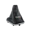 Miniatyrbillede 2 af 4: GEAR GAITER LÆDER TIL ALFA ROMEO GIULIETTA 2010-2017 BRODERI HVID Italien