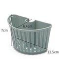 Miniatyrbillede 2 af 5: Opbevaringskurv. Vasksi til vask, plastik hængekurv, hylder, kurv, tud light blue