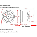 Pikkukuva 4 / 4: Edf 50mm 4900kv 11 Terää Rc Tuuletin Potkuri Harjattoman Rc Suihkukoneen Varaosa