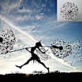 Miniatyrbillede 1 af 5: Have Dandelions og feer dans sammen i haven P1