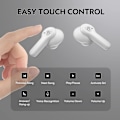 Miniatyrbillede 3 af 4: Trådløse hovedtelefoner, Qcy T13 headset Bluetooth 5.1 med mikrofon touch-kontrol, 40 timer