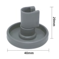 Miniatyrbilde 2 av 5: 12 stk Oppvaskmaskin Hjul Nedre Kurvhjul For Aeg Electrolux Favorit Zanussi Oppvaskmaskin Hjul