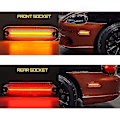 Pikkukuva 3 / 5: 4x Led Sivuvalolamppu Savustettu Lasi Etu Taka Vilkkuvalot Vilkkulamppu Yhteensopiva Mazda Mx-5 Mx5 Miata 1990-2005