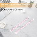 Pikkukuva 4 / 5: 4 kpl 18-nastainen signaalikaapeli 2X9 nastaa Miner Connect -datakaapeli Antminer S9 S7 L3 -koneelle, tiedonsiirtoväli 2 mm x 155 mm