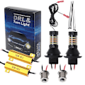 Miniatyrbilde 1 av 5: 2 stk Bau15s 96-LED 3014 50W Dual-color Switchback LED Drl Blinklyssett