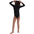 Miniatyrbillede 4 af 5: Pigens trykte langærmede solbeskyttende rash top rash guard skjorte