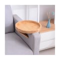 Miniatyrbillede 1 af 5: Sofa Bakke Bord Sofa Armlæn Clip-on Bakke Træ Sofa Bakke Praktisk Tv Bakke Til Fjernbetjening Kaffe