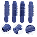 Miniatyrbillede 3 af 4: 6 stk. Roller Lazy Curler Koreanske Hårklemmer Hårstyling Værktøjer Elektrisk Dark blue fluffy clip *6