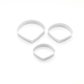 Miniatyrbilde 2 av 4: 3 stk/sett Mais Blomsterblad Form DIY Fondant Sjokolade