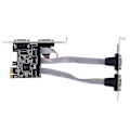 Miniatyrbilde 2 av 5: Txb071 Pci Express-tilleggkort 4 porter seriell stigerkort Multi Rs232 Db9 Com Pcie-utvidelsesadapter