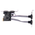 Pikkukuva 2 / 5: Txb071 Pci Express -lisäkortti 4 portin sarjakortin nousukortit Multi Rs232 Db9 Com Pcie -laajennussovitin