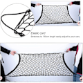 Miniatyrbilde 2 av 5: Bil bagasjeromsnett bagasjeromsnett justerbart elastisk organiseringsnett, nylon bagasjeromsnett universell passform for bil bagasjerom kjøretøy varebil SUV (27,5'' X 27,5'')