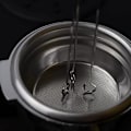 Miniatyrbild 3 av 5: Espresso Kaffebryggare Omrörare Distributionsverktyg Nål Professionell Omröring Titanium black cover beech