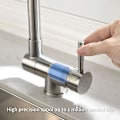 Miniatyrbillede 4 af 5: Under Window Pull Down Køkkenhane Med 180 Foldbar Og 360 Roterbar Køkken Armatur Kold & Varm Tilgængelig, 304 Rustfrit Stål - Rustfrit Stål