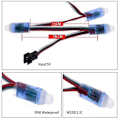 Miniatyrbild 3 av 5: 100 st/paket 12mm Ws2811 2811 Ic Rgb Led Pixel Modul Strängljus Ip68 5v Semester/jul/
